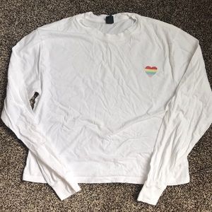 Target Pride Crop Top, has small hole